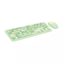 Sada bezdrátové klávesnice MOFII 666 2,4G (zelená)