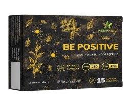 Be Positive (5 mg CBD, 3 mg CBG) Hemp King - 15 kapsułek