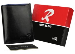 Skórzany portfel z antykradzieżowym zabezpieczeniem — Ronaldo