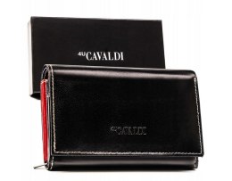 Duży portfel damski ze skóry naturalnej — 4U Cavaldi