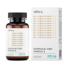 Aifory Kapsułki CBD 600 mg OMEGA-3 60 szt.