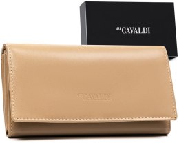 Klasyczny portfel damski ze skóry naturalnej — 4U Cavaldi