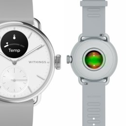 Withings Scanwatch 2 - zegarek z funkcją EKG, pomiarem pulsu i SPO2 oraz mierzeniem aktywności fizycznej i snu (38mm, white)