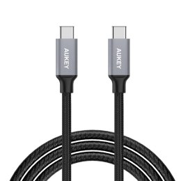 Aukey Kabel USB-C - USB-C 5Gbps, PD 60W, oplot 1m