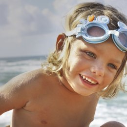 Okulary pływackie dla dzieci - Sonny the Sea Creature Blue
