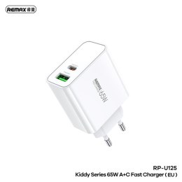 ŁAD SIEC KIDDY SERIES 65W RP-U125 USB/USB-C WHITE