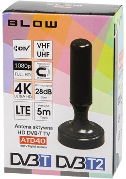 Antena DVB-T BLOW ATD40 aktywna wewnętrzna