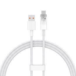 Baseus kabel Explorer USB - USB-C 1,0m biały z kontrolą temperatury 100W