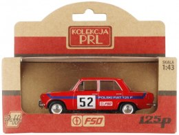 Pojazd PRL Fiat 126p Rally czerwony
