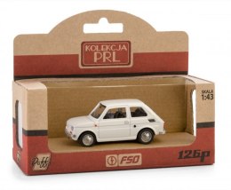 Pojazd PRL Fiat 126p biały