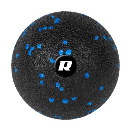 Piłka do masażu 8cm, kolor czarno-niebieski, materiał EPP, REBEL ACTIVE