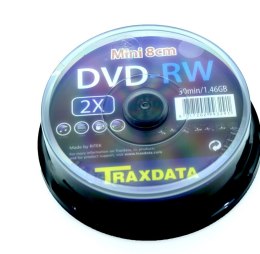 TRAXDATA DVD-RW MINI 1,46 GB X2 CAKE*10 904653RTRA001