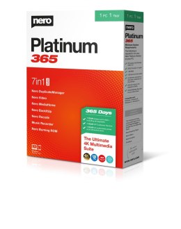 Nero Platinum 365 - oprogramowanie ( licencja roczna)
