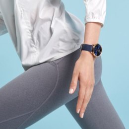 Withings Scanwatch - zegarek z funkcją EKG, pomiarem pulsu i SPO2 oraz mierzeniem aktywności fizycznej i snu (38mm, rose gold bl