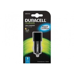Duracell ładowarka samochodowa 5V 2 x USB-A 2.4A czarny