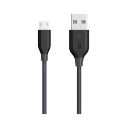 Kabel Anker PowerLine microUSB / USB 0.9m Szary