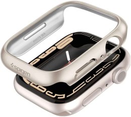 Etui ramka do smartwatcha Spigen Thin Fit do Apple Watch 7 41mm Starlight