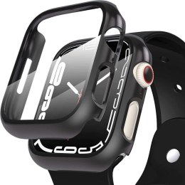 Zestaw Etui ze szkłem do smartwatcha Defense360 obudowa + szkło do Apple Watch 7 45mm Black