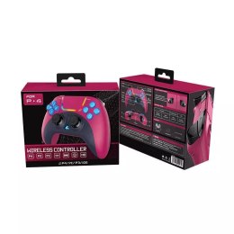 Kontroler bezprzewodowy / GamePad iPega PG-P4023D touchpad PS4 (Różowy)