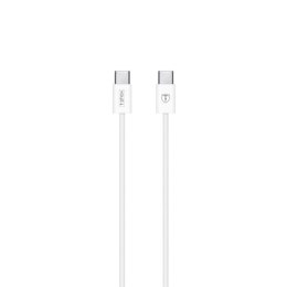 KABEL T-PHOX GLARY LITE SERIES 3A 1M USB-C/USB-C WHITE