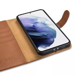 ICarer Haitang Étui portefeuille en cuir Étui en cuir pour Samsung Galaxy S22 + (S22 Plus) Couverture de boîtier de portefeuille