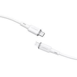 Câble Acefast MFI USB Type C - Lightning 1.2m, 30W, 3A blanc (C2-01 blanc)