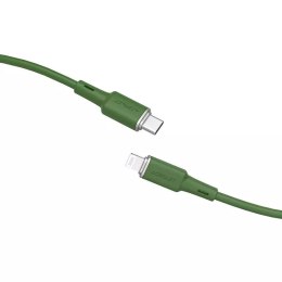 Câble Acefast MFI USB Type C - Lightning 1.2m, 30W, 3A vert (C2-01 vert olive)