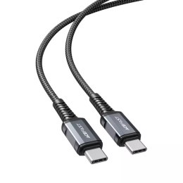 Câble Acefast USB Type C - USB Type C 1.2m, 60W (20V / 3A) gris (C1-03 gris espace profond)