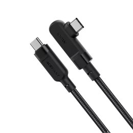 Câble coudé Acefast USB Type C - USB Type C 2m, 100W (20V / 5A) noir (C5-03 Noir)