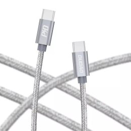 Dudao USB Type C - USB Type C cable 5 A 45 W 1 m Power Delivery Quick Charge gray (L5ProC)
