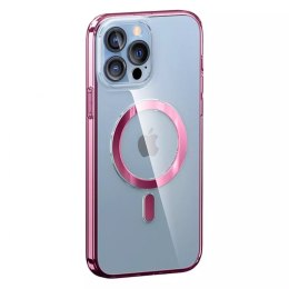 Kingxbar PQY Pure Series Coque Magnétique pour iPhone 13 Pro Housse Rouge (Compatible MagSafe)