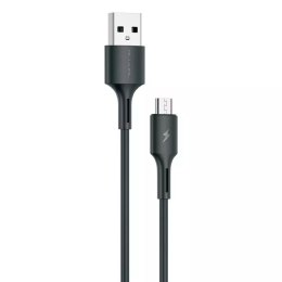 WK Design YouPin kabel USB - micro USB 3A kabel 1m černý (WDC-136m)