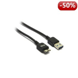 G&BL Kabel do ładowania i synchronizacji danych, USB A M- Micro USB 3.0 M, 1m, czarny
