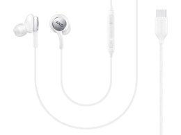 Słuchawki douszne Samsung AKG by harman EO-IC100BWE USB-C Type C Białe